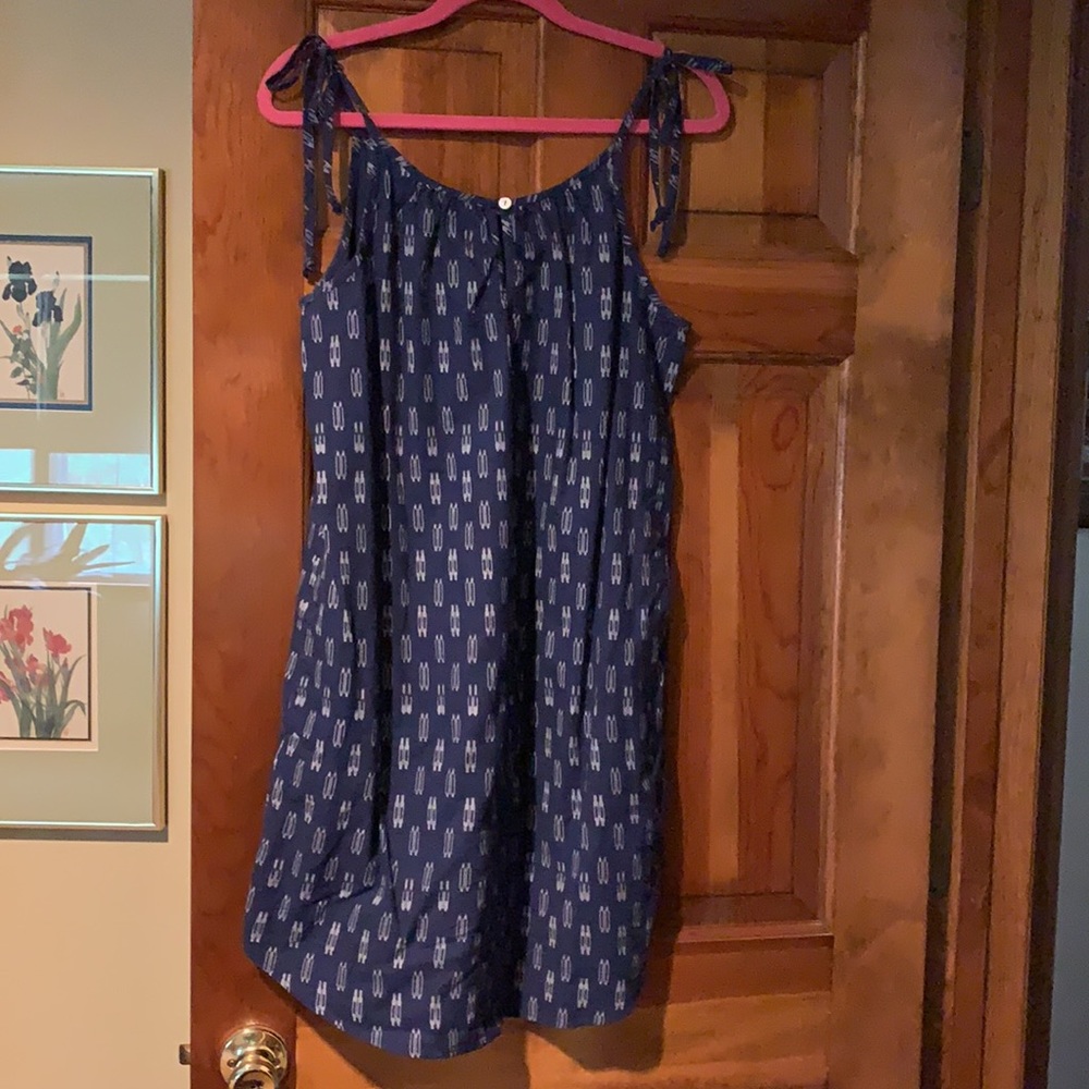 Beachlunchlounge navy print dress - Picture 2 of 5